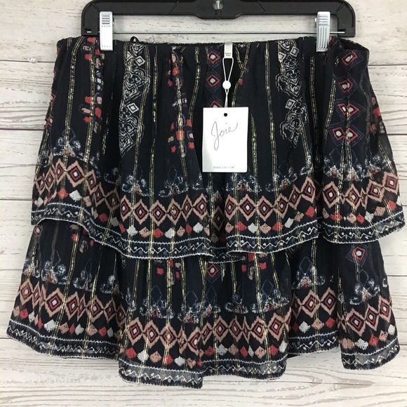 NWT Joie silk lyane tribal boho tube top OR skirt! - Picture 2 of 8